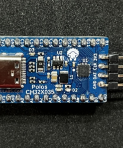 Alternative view of Polos CH32X035 RISC-V USB+USBPD MCU Breakout